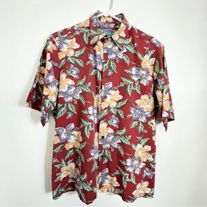 Vintage Joe Kealuha’s Reyn Spooner Men Small Hawaiian Floral Button Shirt